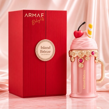Parfum Arăbesc Armaf Island Breeze 100 ml, Apă de Parfum Damă, Aromă Acvatică Proaspătă Tropicală cu Grapefruit, Note Marine, Bergamotă, Lămâie, Lavandă, Salvie, Cedru, Ambroxan și Mosc