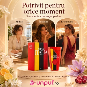 Parfum Arăbesc Armaf Italia 80 ml, Apă de Parfum Damă, Aromă Feminină Luminoasă, Florală, Fresh și Rafinată Inspirată de My Way - Img 6