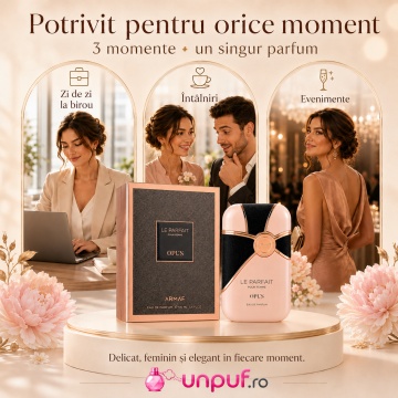 Parfum Arăbesc Armaf Le Parfait Pour Femme Opus 100 ml, Apă de Parfum Unisex Damă și Bărbat, Aromă Florală, Elegantă și Sofisticată Inspirată de Libre Intense - Img 6
