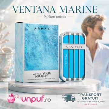 Parfum Arăbesc Armaf Ventana Marine 100 ml, Apă de Parfum Bărbat, Aromă Aromatic Proaspătă, Fresh Acvatică, Citrică și Elegantă, Inspirată de Imagination - Img 10