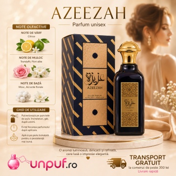 Parfum Arăbesc Azeezah Lattafa 100 ml, Apă de Parfum Damă, Inspirat Good Girl, Aromă Florală Feminină cu Lămâie, Miere, Trandafir Taif, Boabe de Tonka, Citrice, Ambră, Iasomie, Note Lemnoase și Vanilie - Img 9