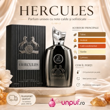 Parfum Arăbesc Bărbat Hercules Maison Alhambra 100 ml, Apă de Parfum, Inspirat de Herod Parfums de Marly, Aromă Lemnos Condimentată cu Piper, Scorțișoară, Frunze de Tutun, Tămâie, Labdanum, Osmanthus, Vanilie, Cedru, Mosc, Vetiver și Iso - Img 9