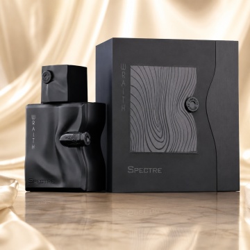 Parfum Arăbesc Bărbat Spectre Wraith French Avenue 80 ml, Apă de Parfum, Inspirat de Black Phantom By Kilian, Aromă Cald Condimentată și Lemnoasă cu Cafea, Rom, Vanilie, Paciuli, Citrice, Condimente, Ambră, Mosc și Lemn de Cedru
