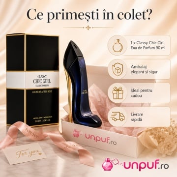 Parfum Arăbesc Classy Chic Girl Fragrance World 90 ml, Apă de Parfum Damă, Aromă Oriental Floral Gourmand cu Migdale, Bergamotă, Cafea, Floare de Portocal, Iasomie, Tuberoză, Tonka, Cacao, Lemn de Santal și Vanilie - Img 4