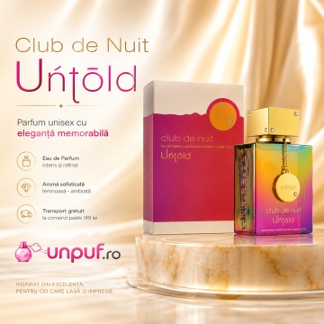 Parfum Arăbesc Club De Nuit Untold Armaf 105 ml, Apă de Parfum Unisex Damă și Bărbat, Aromă Oriental Florală, Lemnoasă, Ambrată și Sofisticată, Inspirată de Baccarat Rouge 540 - Img 10