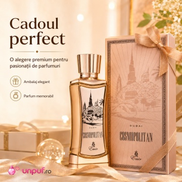 Parfum Arăbesc Cosmopolitan Dubai Emir 100 ml, Apă de Parfum Bărbat, Aromă Floral Fructat Urbană, Lemnoasă, Ambrată și Cald Condimentată, Inspirată de Falkar Bvlgari - Img 7