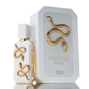 Parfum Arăbesc Damă Veneno Bianco French Avenue 100 ml, Apă de Parfum, Inspirat de Sunkissed Goddess Kilian, Aromă Lăptoasă Florală și Luminoasă cu Citrice, Flori Albe, Cocos Cremos, Vanilie, Lapte Delicat, Lemn de Cedru, Ambră și Mosc - Img 11