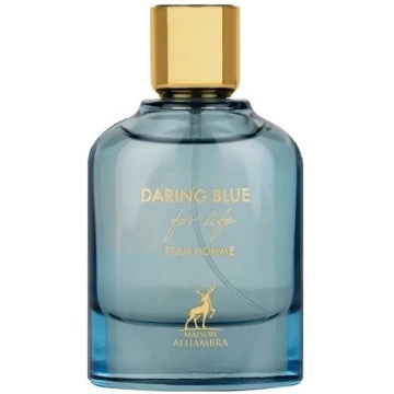 Parfum Arăbesc Daring Blue For Life Maison Alhambra 100 ml, Apă de Parfum Bărbați, Inspirat Light Blue Forever Dolce & Gabbana, Aromă Lemnos Acvatică Fresh cu Bergamotă, Grepfrut, Frunze de Violetă, Note Ozonice, Mosc, Paciuli și Vetiver - Img 12