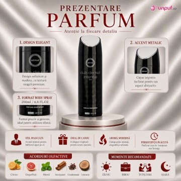 Parfum Arăbesc Deodorant Club De Nuit Intense 200 Ml - Img 2