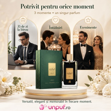Parfum Arăbesc Ejaazi Lattafa 100 ml, Apă de Parfum Bărbat, Aromă Citric Condimentată cu Cardamom, Citrice, Lavandă, Portocală, Piper, Paciuli, Ambră, Ambroxan, Cedru, Vetiver și Note Lemnoase - Img 6