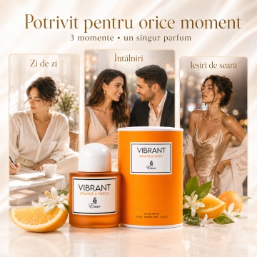 Parfum Arăbesc Emir Vibrant Orange And Neroli 100 ml, Apă de Parfum Unisex, Damă și Bărbat, Aromă Citric Florală, Inspirat Sundazed - Img 6