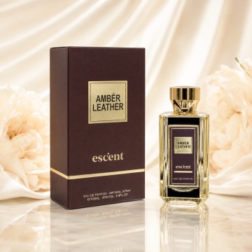 Parfum Arăbesc Escent Amber Leather Escent 100 ml, Unisex, Damă, Bărbat, edp