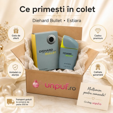 Parfum Arăbesc Estiara Die Hard Bullet With Sleeve 100 ml, Unisex, Damă, Bărbat, edp - Img 5