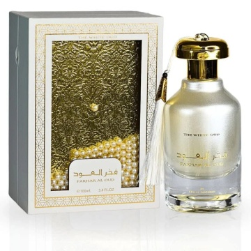 Parfum Arăbesc Fakhar Al Oud Intense White Ard Al Zaafaran 100 ml, Apă de Parfum Unisex Damă și Bărbat, Aromă Oriental Oud Lemnoasă Inspirată de Angels’ Share - Img 11