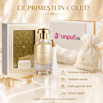 Parfum Arăbesc Fakhar Al Oud Intense White Ard Al Zaafaran 100 ml, Apă de Parfum Unisex Damă și Bărbat, Aromă Oriental Oud Lemnoasă Inspirată de Angels’ Share - Img 4