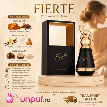 Parfum Arăbesc Fierte French Avenue 80 ml, Apă de Parfum Unisex, Damă și Bărbat, Inspirat Babycat, Aromă Oriental Condimentată cu Ambră, Condimente Calde, Vanilie, Fum, Acorduri Balsamice, Tutun, Note Lemnoase și Pudrate - Img 9