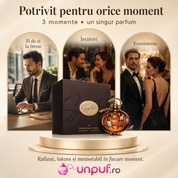 Parfum Arăbesc Fragrance World Signature Brown 80 ml, Apă de Parfum Unisex, Damă și Bărbat, Aromă Aromatic Orientală, Caldă și Lemnoasă, cu Citrice, Condimente, Note Proaspete, Flori Albe, Lavandă, Cedru, Ambră și Mosc - Img 6
