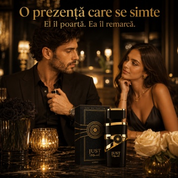 Parfum Arăbesc Just Aswad Fragrance World 100 ml, Apă de Parfum Bărbat, Aromă Lemnos Aromatică, Condimentată, Puternică, Elegantă și Masculină, Inspirată de Sauvage Elixir Dior - Img 5