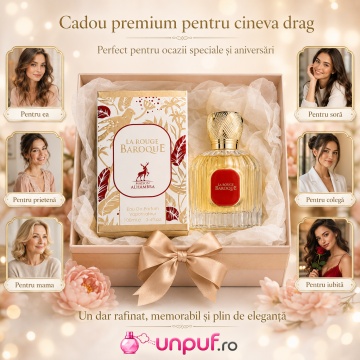 Parfum Arăbesc La Baroque Rouge Maison Alhambra EDP 100 ml Unisex, Inspirat Baccarat Rouge 540, Aromă Oriental Florală cu Șofran, Iasomie, Amberwood, Ambergris, Rășină de Brad și Cedru - Img 7