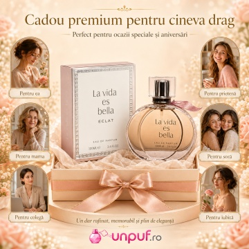 Parfum Arăbesc La Vida es Bella Fragrance World 100 ml, Apă de Parfum Damă, Aromă Floral Fructată Gourmand cu Coacăze Negre, Pară, Floare de Portocal, Iasomie, Iris, Patchouli, Tonka, Pralină și Vanilie - Img 7