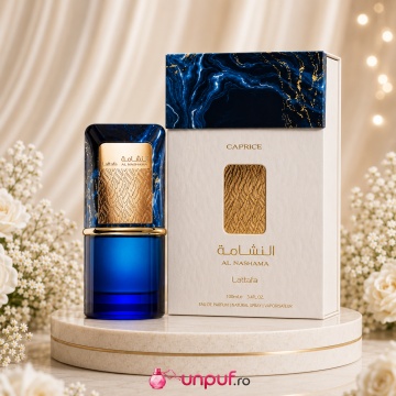 Parfum Arăbesc Lattafa Al Nashama Caprice 100 ml, Apă de Parfum Bărbat, Aromă Orientală Citric Condimentată