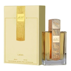 Parfum Arăbesc Lattafa Angham 100 ml, Apă de Parfum Damă, Aromă Vanilată Orientală cu Ghimbir, Mandarină, Piper Roz, Praline, Cacao, Iasomie, Lavandă, Ambră, Mosc și Vanilie - Img 11