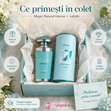 Parfum Arabesc Lattafa Mayar Natural Intense EDP 100 ml, Damă, Proaspăt Acvatic și Floral Fructat - Img 11