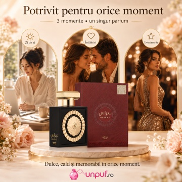 Parfum Arăbesc Lattafa Nebras 100 ml, Apă de Parfum Unisex, Aromă Oriental Gurmandă cu Fructe de Pădure, Vanilie, Cacao și Tonka - Img 6