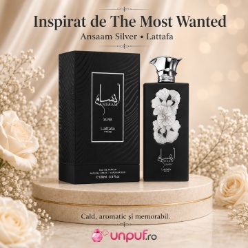Parfum Arăbesc Lattafa Pride Ansaam Silver 100 ml, Apă de Parfum Unisex, Aromă Orientală cu Bergamotă, Cardamom, Lavandă, Vanilie și Ambră - Img 9
