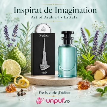 Parfum Arăbesc Lattafa Pride Art Of Arabia I 100 ml, Apă de Parfum Unisex, Aromă Fresh Citrică cu Bergamotă, Mentă, Ghimbir, Lavandă și Ambroxan - Img 9