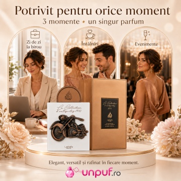 Parfum Arăbesc Lattafa Pride La Collection 1910 Bike 100 ml, Apă de Parfum Damă, Aromă Caldă Elegantă cu Măr, Davana, Trandafir, Cedru, Vanilie și Boabe de Tonka - Img 6