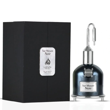 Parfum Arăbesc Lattafa Pride Sur Mesure Noir 100 ml, Apă de Parfum Damă, Aromă Intensă Lemnoasă și Condimentată cu Elemi, Pimento, Ambră, Scorțișoară, Cedru și Nucșoară - Img 11