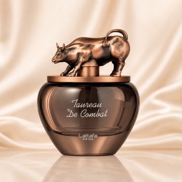 Parfum Arăbesc Lattafa Pride Taurean De Combat 100 ml, Apă de Parfum Unisex, Aromă Cald Condimentată cu Ambră, Cardamom, Tutun, Scorțișoară, Tonka și Vanilie - Img 2