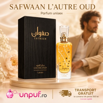 Parfum Arăbesc Lattafa Safwaan L’Autre Oud 100 ml, Apă de Parfum Bărbat, Aromă Orientală Intensă cu Oud, Ambră, Trandafir, Note Lemnoase și Note Condimentate - Img 10