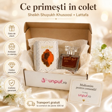 Parfum Arăbesc Lattafa Sheikh Shuyukh Khusoosi 100 ml, Apă de Parfum Unisex, Aromă Orientală cu Lavandă, Piper Negru, Salvie, Șofran, Ambroxan și Oud - Img 4