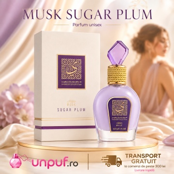 Parfum Arăbesc Lattafa Thameen Sugar Plum EDP 100 ml Unisex, Inspirat Delina, Aromă Mosc Fructată cu Prune, Iasomie, Ambră, Mosc, Fructe Proaspete și Note Florale - Img 10