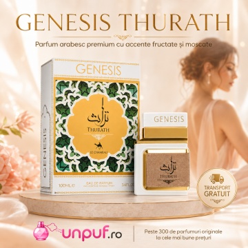 Parfum Arăbesc Le Chameau Genesis Thurath EDP 100 ml Damă, Inspirat Madawi Arabian Oud, Aromă Fructată și Moscată cu Piersică, Flori de Măr, Floare de Ananas, Mosc, Trandafir Sălbatic și Patchouli - Img 10