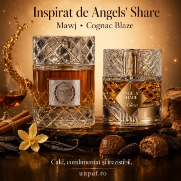 Parfum Arăbesc Mawj Cognac Blaze Paris Corner 100 ml, Apă de Parfum Unisex, Damă și Bărbat, Aromă Gurmand Ambrată, Inspirat Angel’s Share - Img 8