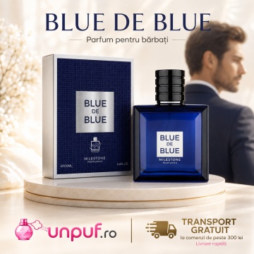 Parfum Arăbesc Milestone Blue De Blue EDP 100 ml Bărbat, Inspirat Bleu de Chanel, Aromă Acvatic Proaspătă cu Note Marine, Bergamotă, Grepfrut, Lavandă, Salvie, Ambroxan, Cedru și Mosc - Img 10