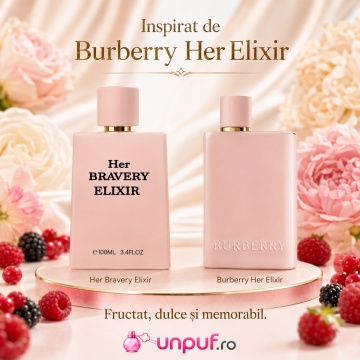 Parfum Arăbesc Milestone Her Bravery Elixir EDP 100 ml Damă, Inspirat Burberry Her Elixir, Aromă Floral Fructată cu Fructe Roșii, Căpșuni, Zmeură, Bergamotă, Piersică, Iasomie, Trandafir, Mosc, Vanilie, Ambră și Paciuli - Img 10