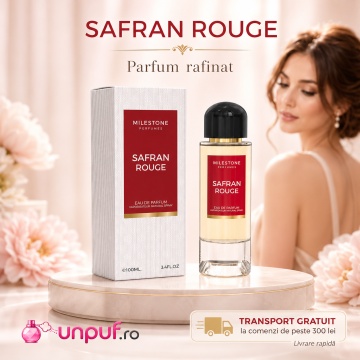 Parfum Arăbesc Milestone Safran Rouge EDP 100 ml Damă, Inspirat Baccarat Rouge 540 Extrait, Aromă Oriental Ambrată cu Citrice, Iasomie, Șofran, Cedru, Ambră, Note Dulci, Ambroxan, Mosc și Rășini - Img 10