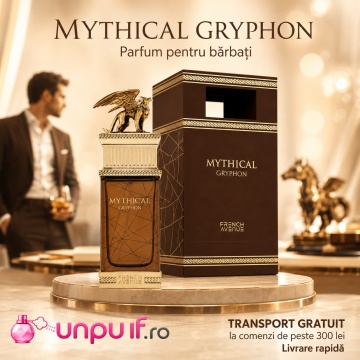 Parfum Arăbesc Mythical Gryphon French Avenue EDP 100 ml Bărbat, Inspirat Ombre Nomade, Aromă Lemnos Ambrată Mitică cu Bergamotă, Piper Negru, Șofran, Patchouli, Cedru, Tămâie, Oud, Ambră, Mosc și Piele - Img 10