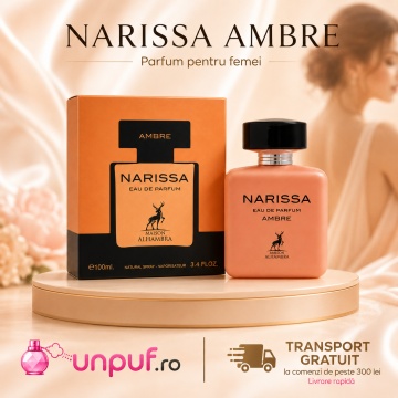 Parfum Arăbesc Narissa Ambre Maison Alhambra EDP 100 ml Damă, Inspirat Narciso Ambrée, Aromă Oriental Florală cu Flori Albe, Ylang-Ylang, Ambră, Mosc, Cashmeran, Cedru și Vanilie - Img 10