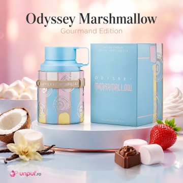 Parfum Arăbesc Odyssey Marshmallow Gourmand Edition Armaf 100 ml, Apă de Parfum Unisex, Damă, Bărbat, Aromă Gurmandă cu Marshmallow, Inspirat Marshmallow Blush Kayali - Img 3