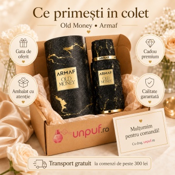 Parfum Arăbesc Old Money Armaf 100 ml, Apă de Parfum Bărbați, Aromă Lemnos Ambrată Elegantă, Inspirat Dior Homme Intense - Img 3