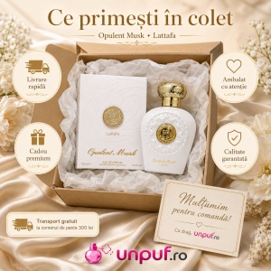 Parfum Arăbesc Opulent Musk Lattafa 100 ml, Apă de Parfum Unisex pentru Damă și Bărbat, aromă florală cu mosc alb, șofran și ambră - Img 4