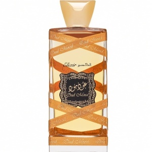 Parfum Arăbesc Oud Mood Elixir Lattafa 100 ml, Apă de Parfum Unisex Damă și Bărbat, Aromă de Pielărie cu Bergamotă, Condimente, Șofran, Cardamom, Mușcată, Paciuli, Oud, Mosc și Pielărie - Img 12