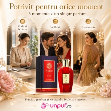 Parfum Arăbesc Philos Shine Maison Alhambra EDP 100 ml Unisex, Inspirat Maraschino Sospiro, Aromă Floral Fructată cu Cireșe, Migdală Amară, Căpșună, Măr, Piersică, Heliotrop, Iris, Mimoză, Trandafir, Paciuli, Santal, Tonka, Mosc, Ambră și Vanilie - Img 6