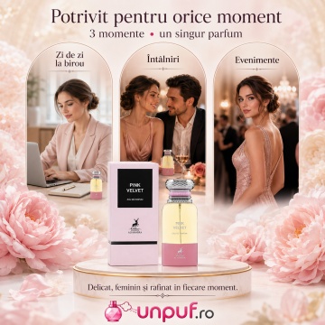 Parfum Arăbesc Pink Velvet Maison Alhambra EDP 80 ml Unisex, Inspirat Rose Prick Tom Ford, Aromă Chypre Florală cu Curcuma, Piper, Trandafir Bulgăresc, Trandafir de Mai, Trandafir Turcesc, Tonka și Paciuli - Img 6