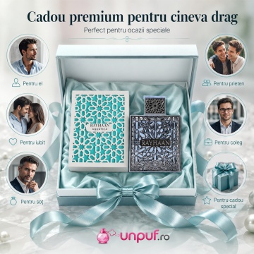 Parfum Arăbesc Rayhaan Aquatica EDP 100 ml pentru Bărbați, Aromă Fresh Exotică, Citrice, Cocos, Bergamotă, Rom și Mosc - Img 9
